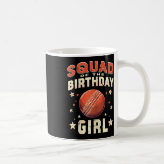 Mug Cricket-themed Squad Of The Birthday Girl