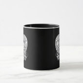 Mug Crier Coeur classique - Squelette Mains Coeur (Centre)