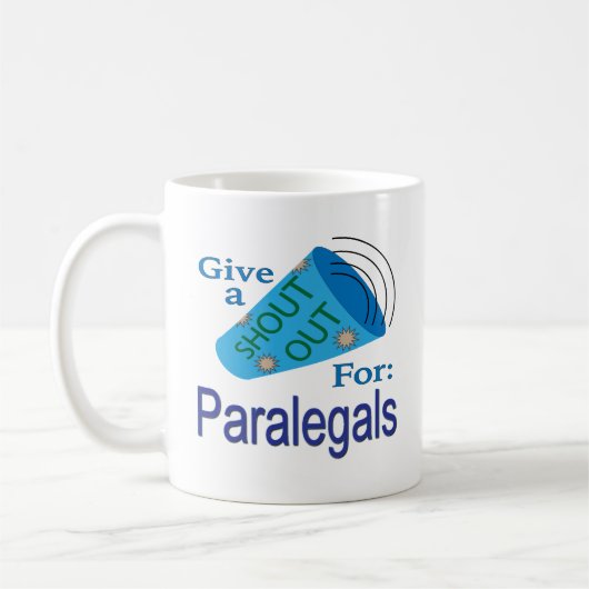 Mug Criez pour les parajuristes (Gauche)