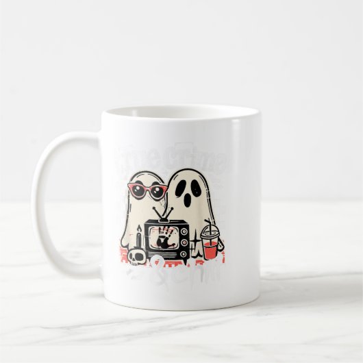 Mug Crime Véritable Et Détente Drôle Halloween, Fantôm (Gauche)