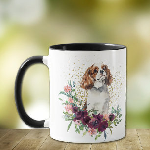 Mug Crimson Bouquet Cavalier King Charles Spaniel