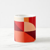 Mug Crimson Ember Geometric Abstract (Centre)