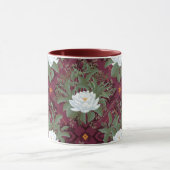 Mug Crimson Lotus Elegance Motif - Le Lotus Blanc (Centre)