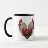 Mug "Crimson Love Wings" (Gauche)