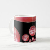 Mug Crimson Spin - Une Belle Balle Rouge De Cricket Ar (Devant gauche)