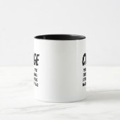 Mug CRINGE – Une fois, j'ai été laissé à table par mon (Centre)