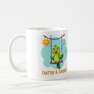 Mug Cris de perroquet et rires ensoleillés