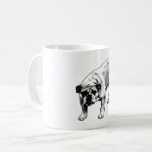 Mug Crisp Noel Bulldog (Devant gauche)