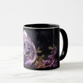 Mug Cristal Améthyste - Crows Blackbird Ravens (Devant droit)