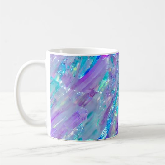 Mug Cristal d'aquamarine et d'asthénie (Gauche)