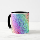 Mug cristal de arc-en-ciel gelé : (Devant gauche)