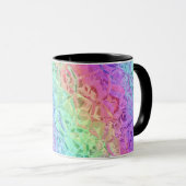 Mug cristal de arc-en-ciel gelé : (Devant droit)