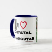 Mug Cristal de bébé orangoutan (Devant gauche)
