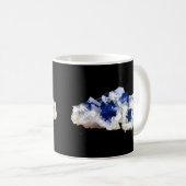 Mug Cristal de Fluorite Naturel Transparent Bleu Profo (Devant droit)