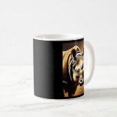 Mug Cristal Horn Rhinoceros : Élégant et détaillé (Devant droit)