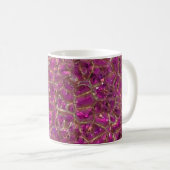 Mug Cristal rose et or (Devant droit)