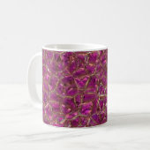 Mug Cristal rose et or (Devant gauche)