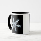 Mug Cristal stellaire de neige (Devant gauche)