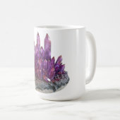 Mug cristal violet (Devant droit)