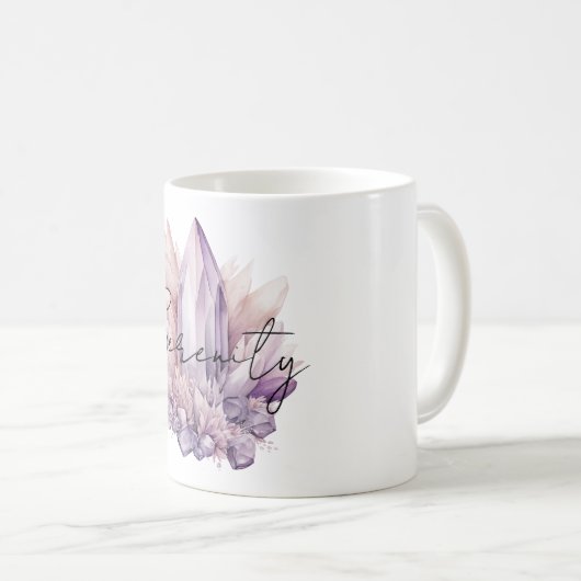 Mug Cristaux violets (Devant droit)