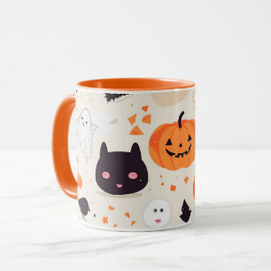 Mug Critère Déplaisant mignon Traite d'Halloween