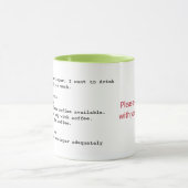 Mug Critères d'acceptation de l'histoire de l'utilisat (Centre)