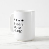 Mug Critique cinq étoiles de chef drôle (Devant gauche)