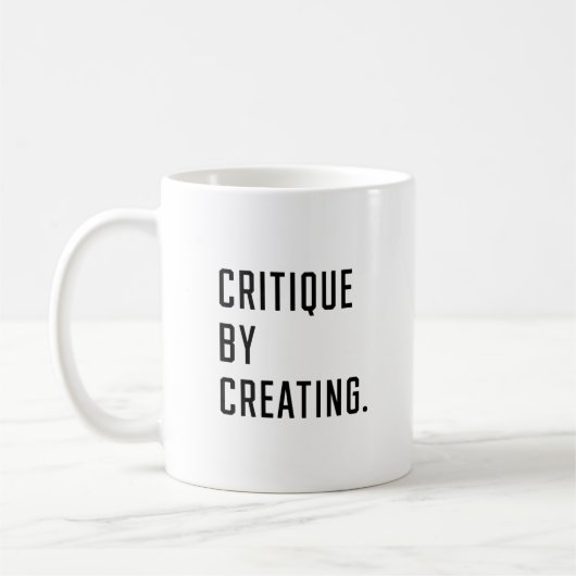 Mug Critique en créant (Gauche)