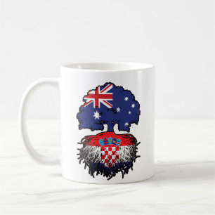 Mug Croatie Australien Croate Racines d'arbre