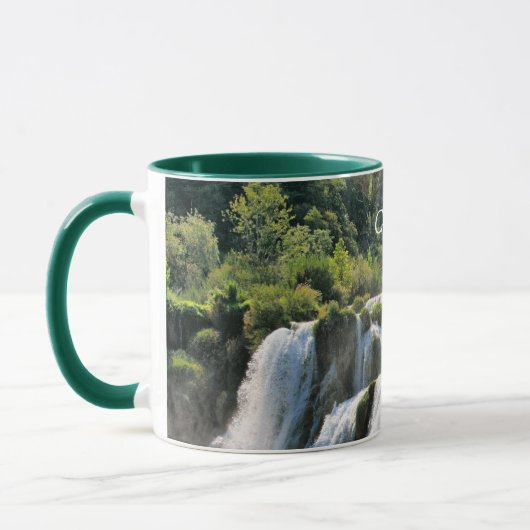 Mug Croatie, cascade pittoresque (Gauche)