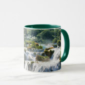 Mug Croatie, cascade pittoresque (Devant droit)