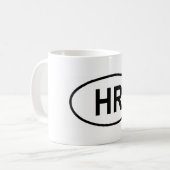 Mug Croatie "HR" (Devant gauche)