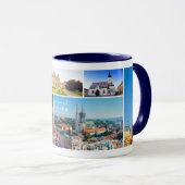 Mug Croatie | Hrvatska | Zagreb | Capitale de la Croat (Devant droit)