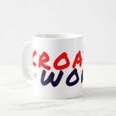 Mug CROATIE vs MONDE (Devant gauche)