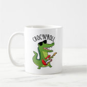 Mug Croc N Roll Funny Crocodile Pun (Gauche)