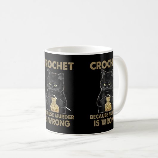 Mug crochet (Devant droit)