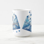 MUG CROCHET BLANC ET BLEUE DÉCOUVRENT LES ENVELOPPES (Centre)