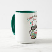 Mug "Crochet, c'est ma confiture" (Devant gauche)