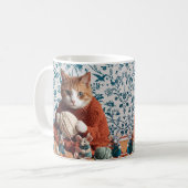 Mug Crochet Chat et souris tricot tricot (Devant gauche)