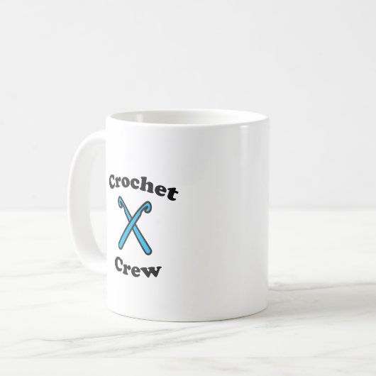 Mug Crochet Crew Funny Blue Hooks (Devant gauche)
