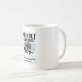 Mug Crochet - Crochet remplit mes jours (Devant droit)