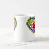 Mug Crochet de cœur en Granny Square (Centre)