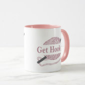 Mug crochet drôle citation crochet disant (Devant droit)