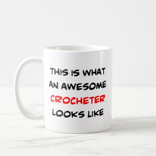 Mug crochet, génial (Gauche)