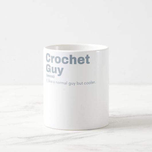Mug crochet Guy crochet (Centre)
