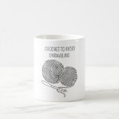 Mug Crochet Humoristique (Centre)