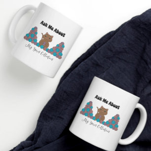 Mug Crochet Yarn Collection Chat Funny