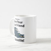 Mug Crocodile Alligator Drôle (Devant gauche)