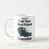 Mug Crocodile Alligator Drôle (Gauche)