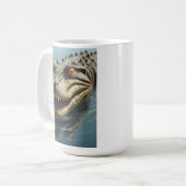 Mug Crocodile de fleur aux yeux percés Faune (Devant gauche)